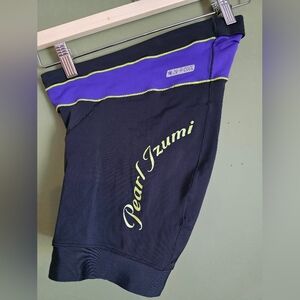Pearl Izumi Black, Purple & Neon Yellow Cycling Shorts